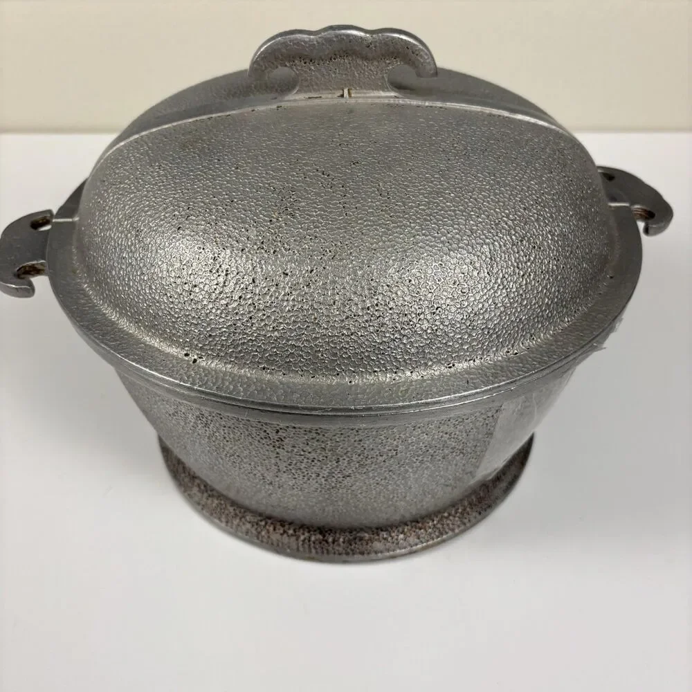 Vintage Guardian Service Cookware Hammered Cast Aluminum Pot & Lid Set Of 5